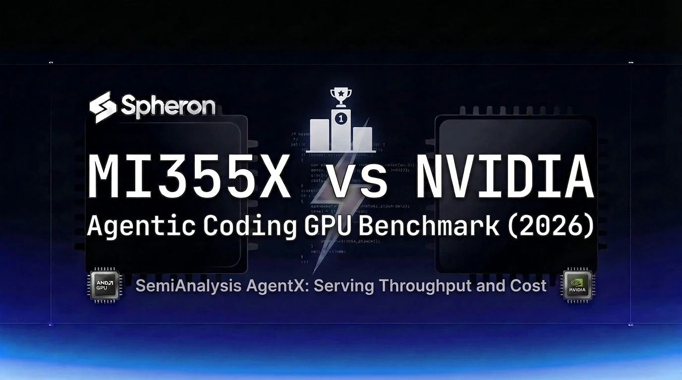 AgentX Benchmark GPU: MI355X vs NVIDIA Agentic Coding (2026)