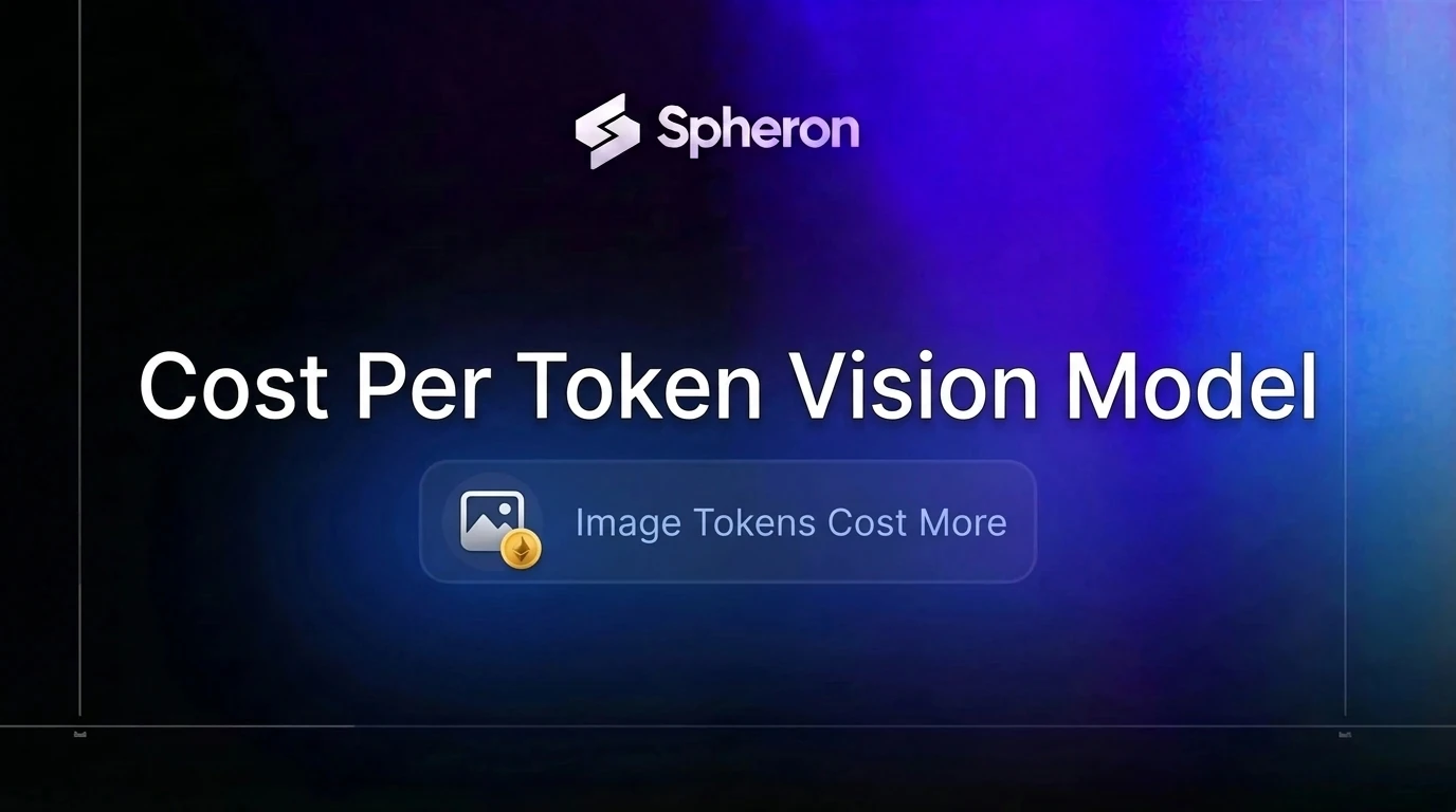 Cost Per Token Vision Model: Image Tokens Cost More