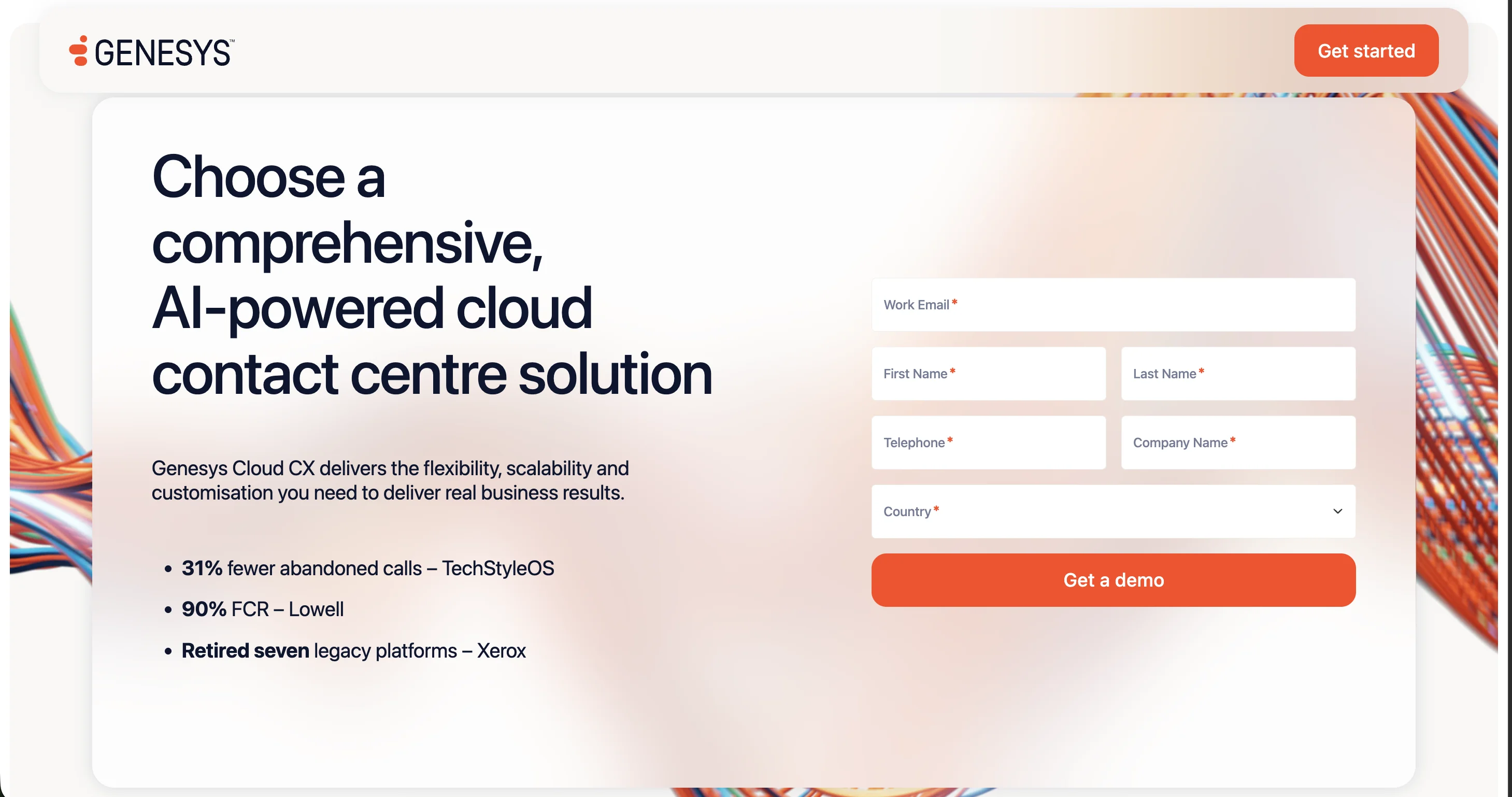Genesis Cloud App Screenshot