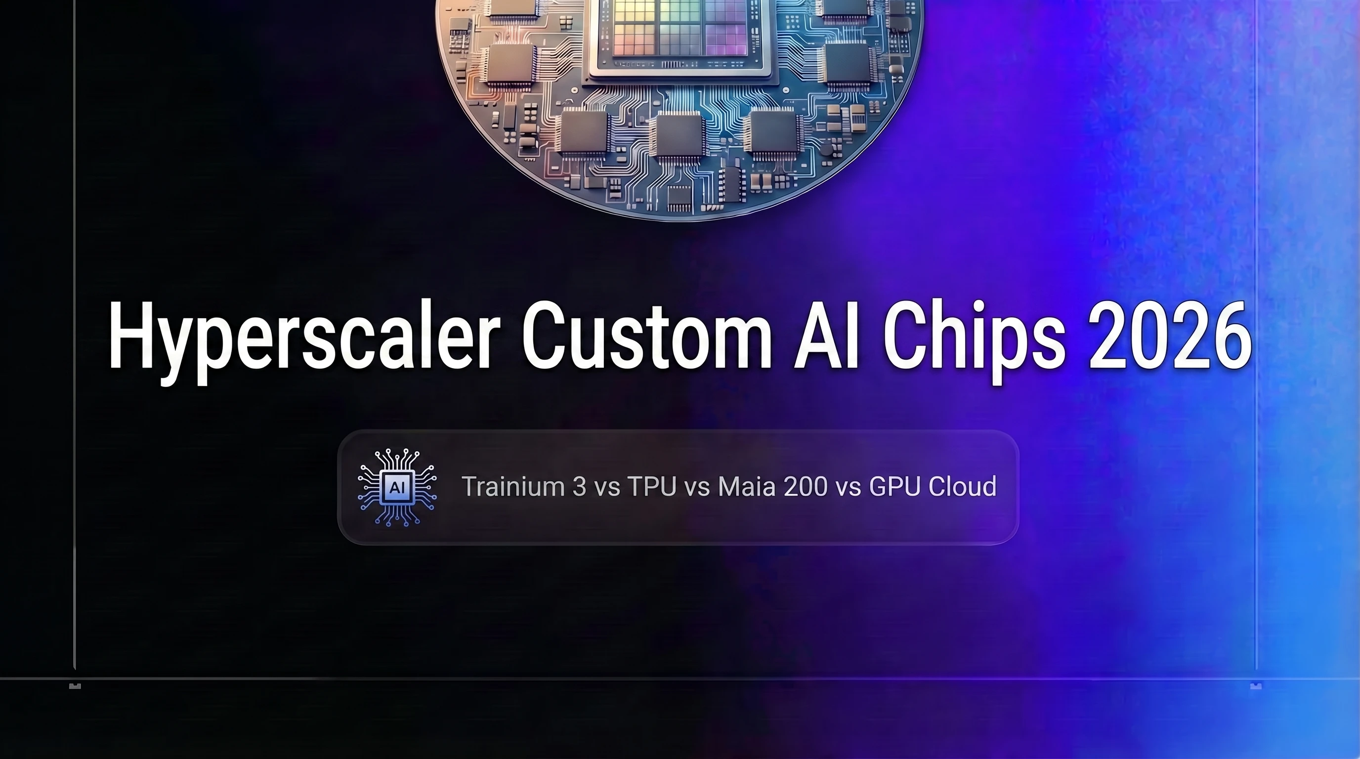 Hyperscaler Custom AI Chips in 2026: Trainium 3, Google TPU, Maia 200, and Meta MTIA vs NVIDIA GPU