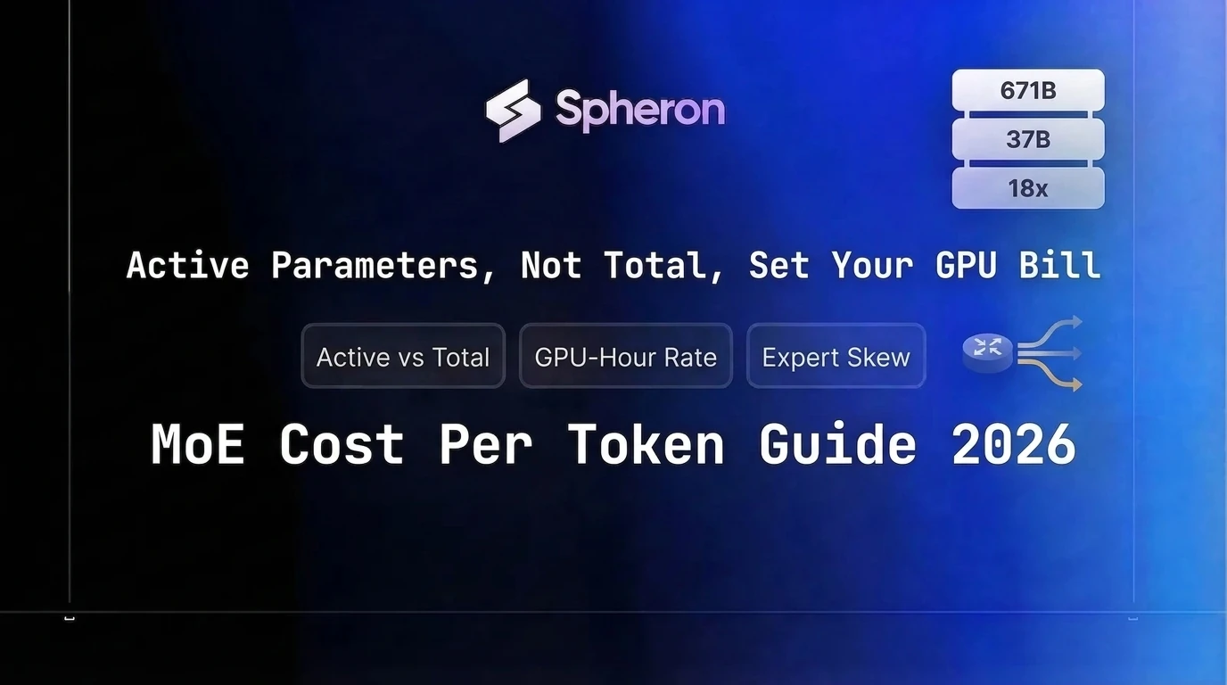 Cost Per Token MoE: Why Active Parameters Set Your GPU Bill