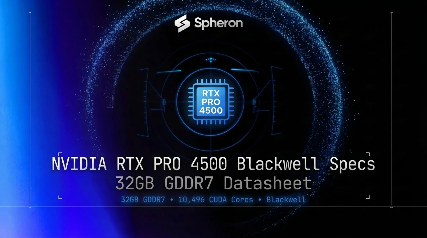 NVIDIA RTX PRO 4500 Blackwell Specs: 32GB GDDR7 Datasheet