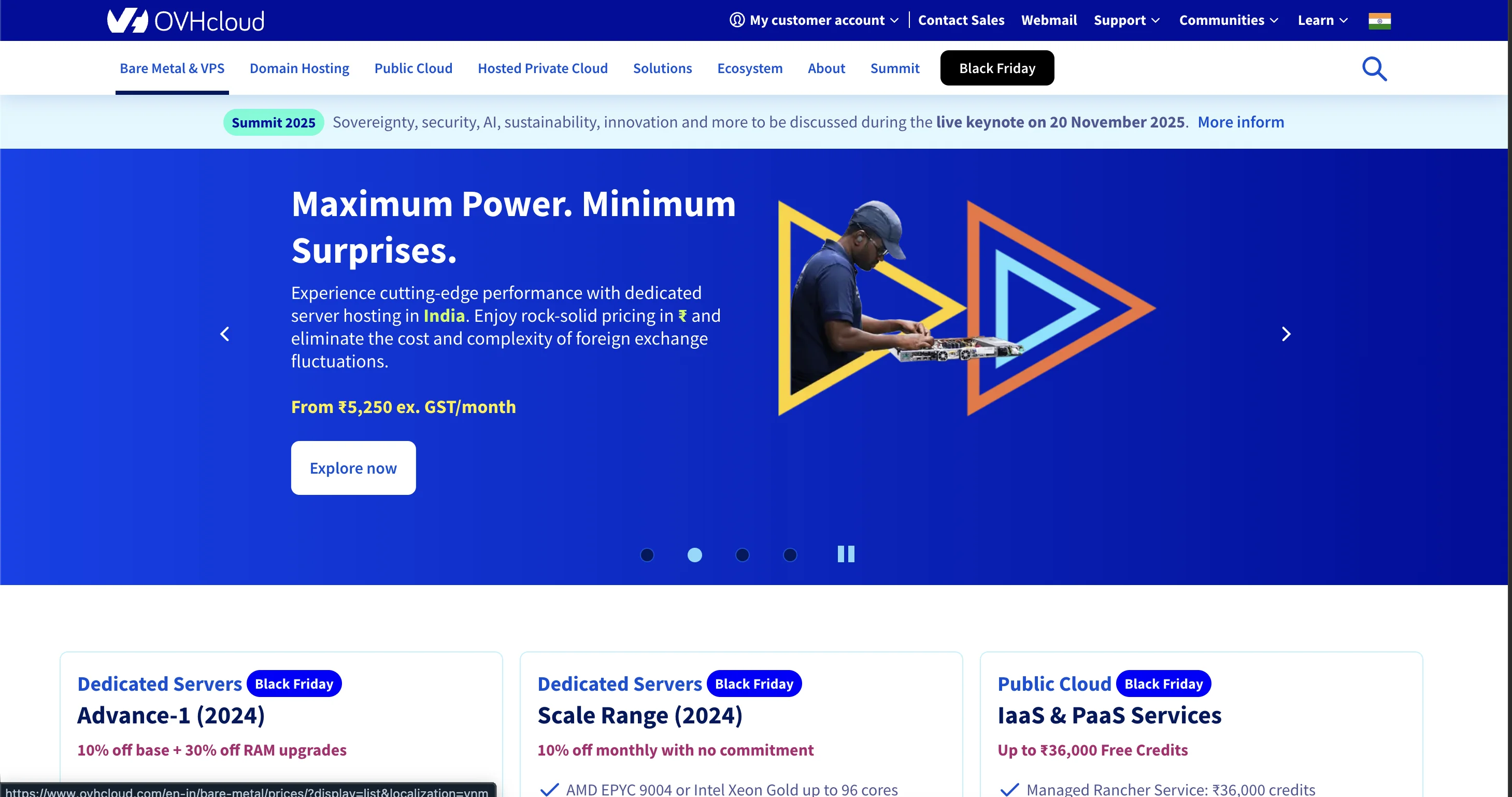 OVHcloud App Screenshot