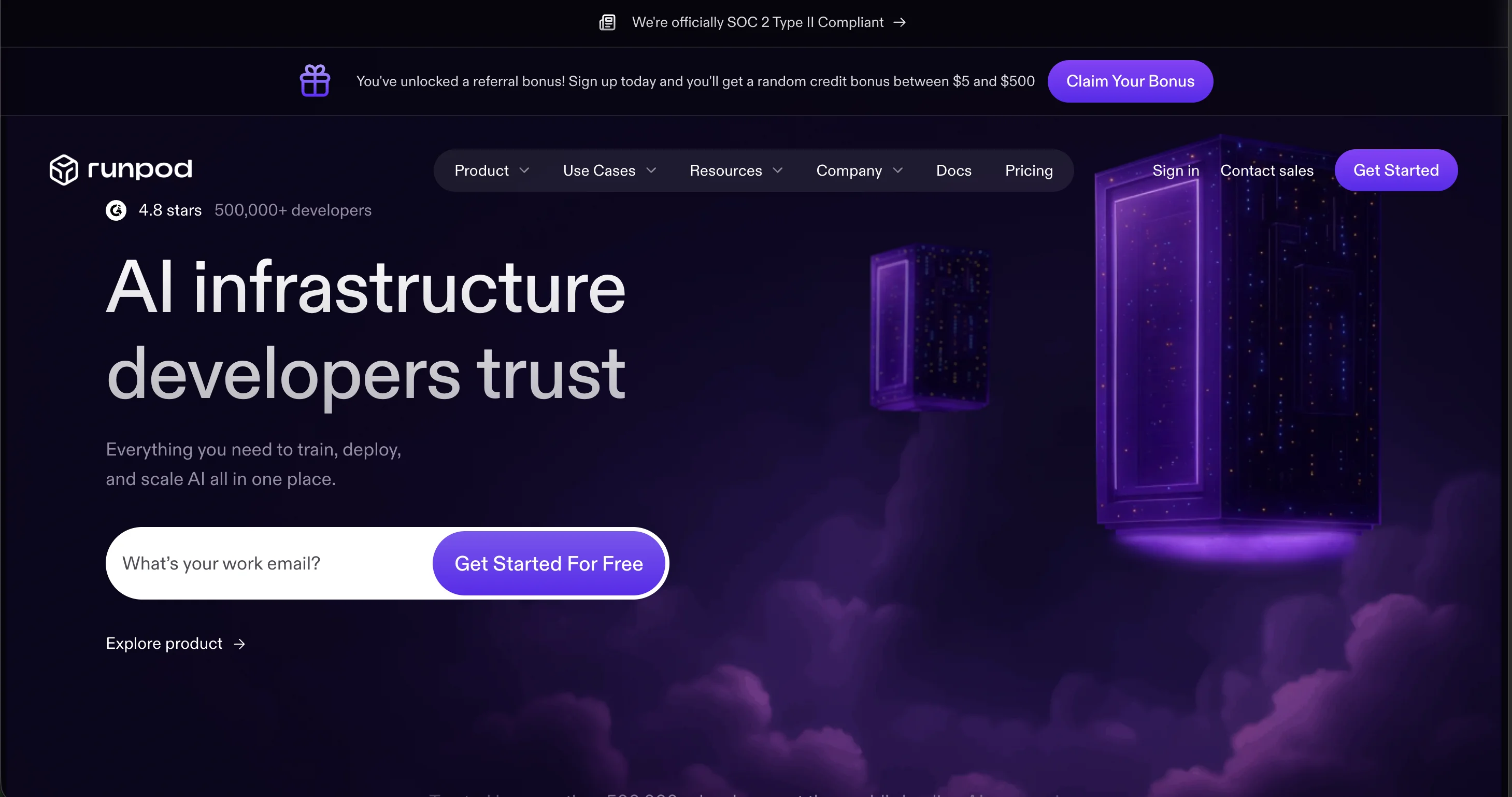 RunPod App Screenshot