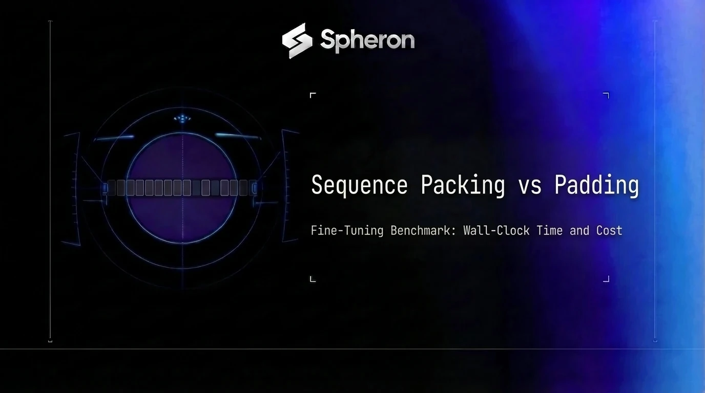 Reduce Padding Tokens Fine-Tuning: We Benchmarked Sequence Packing vs Padding